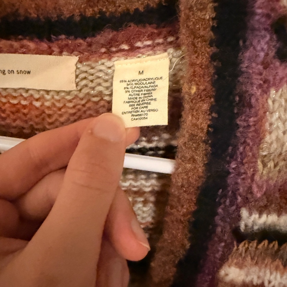 Vintage Anthropologie Sleeping in the Snow Sweater - Picture 3 of 4